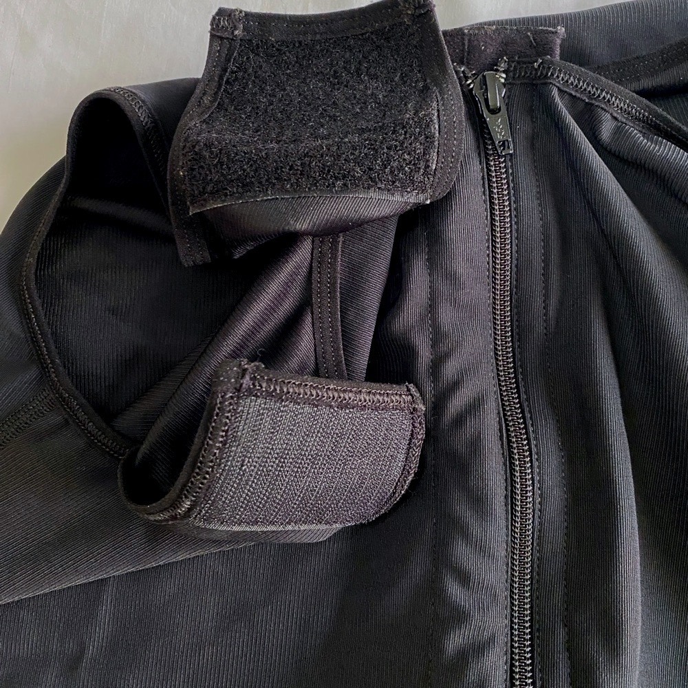 Marena RECOVERY Black‎ Sleeveless Full-Zip Adjustable Shoulders Vest SZ 2XL - Picture 4 of 8